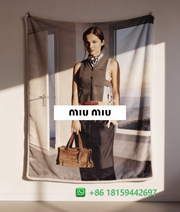 Miumiu Throw Blankets